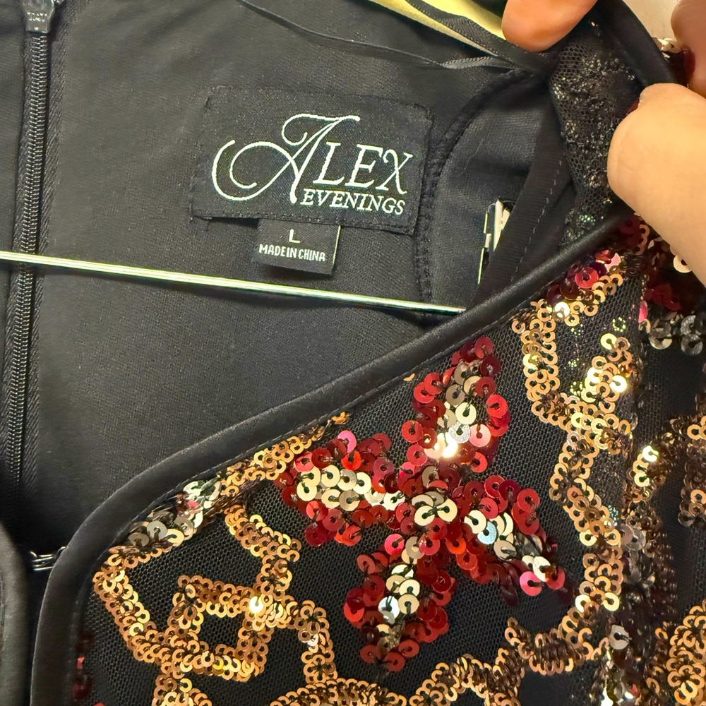 Alex Evenings Sequined Jacket - image 1